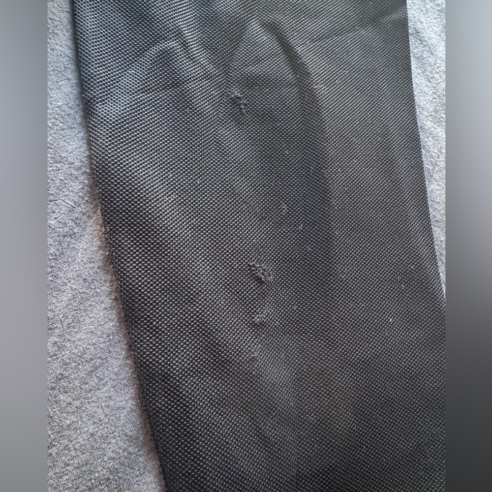 NWT Burberry Black Long Sleeve Cotton Shirt with small cuts in sleeve - Picture 10 of 16